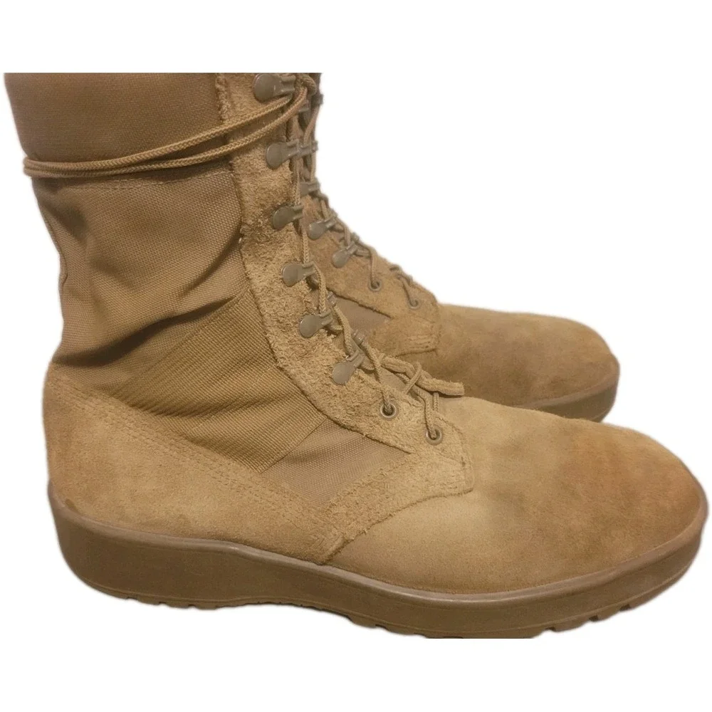 Hot Weather Coyote‎ Brown Military Boots 14 R Army Regulation Compliant